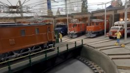 Besuch bei Modelleisenbahnfreunden