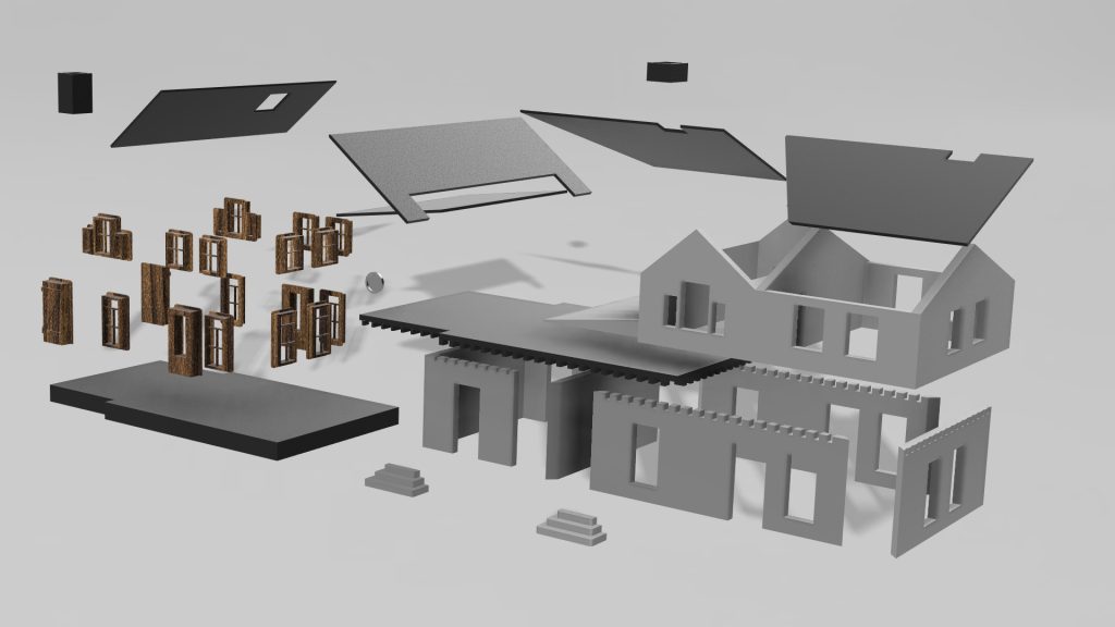 3D-Druck STL Free Download Bahnhof Irgendwo Landbahnhof