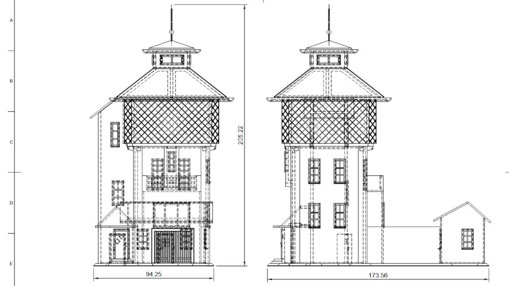 3D-Druck STL Free Download H0 Wasserturm