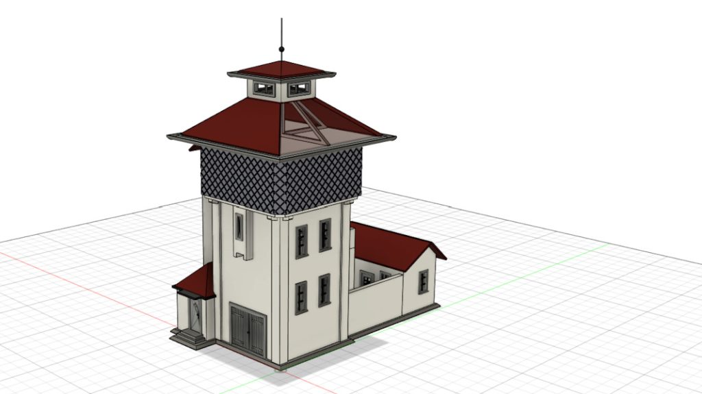 3D-Druck STL Free Download H0 Wasserturm