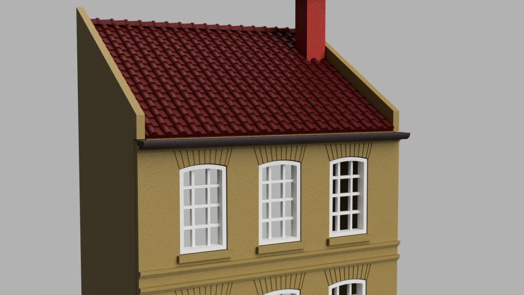 H0 Haus Relief 3D-Druck STL Free Download