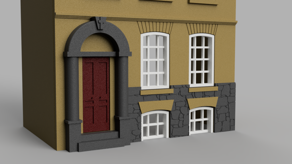 H0 Haus Relief 3D-Druck STL Free Download