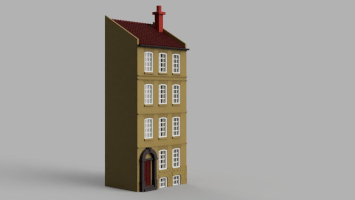 H0 Haus Relief 3D-Druck STL Free Download